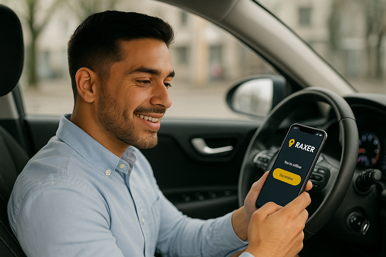 Conductores de taxi asociados a Raxer